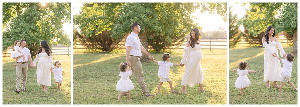 Shreveport maternity photographer capturing couple during pregnancy photoshoot.