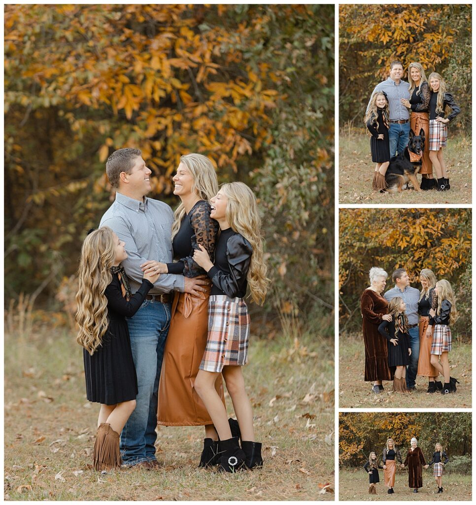 family photos holiday card color palette ideas