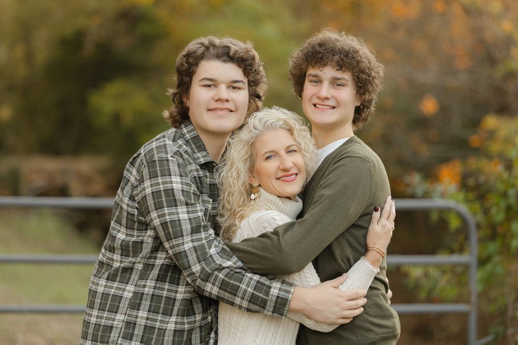 Family photography with teens in Bossier City Louisiana