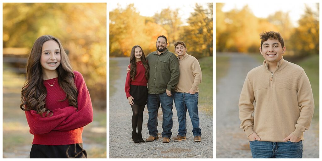 Relaxed family photo session with teenagers in Shreveport