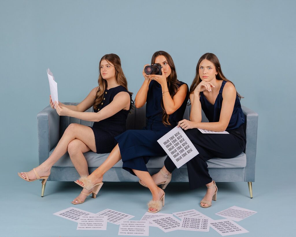 Brand photography of High Tide Rise collaborating and planning growth strategies.