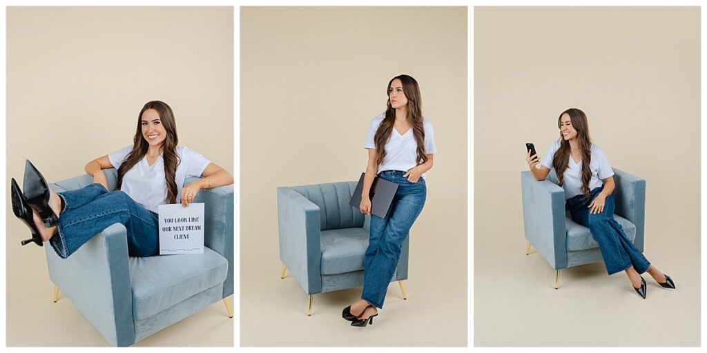 Professional branding photo of High Tide Rise founder during a Shreveport brand photography session.