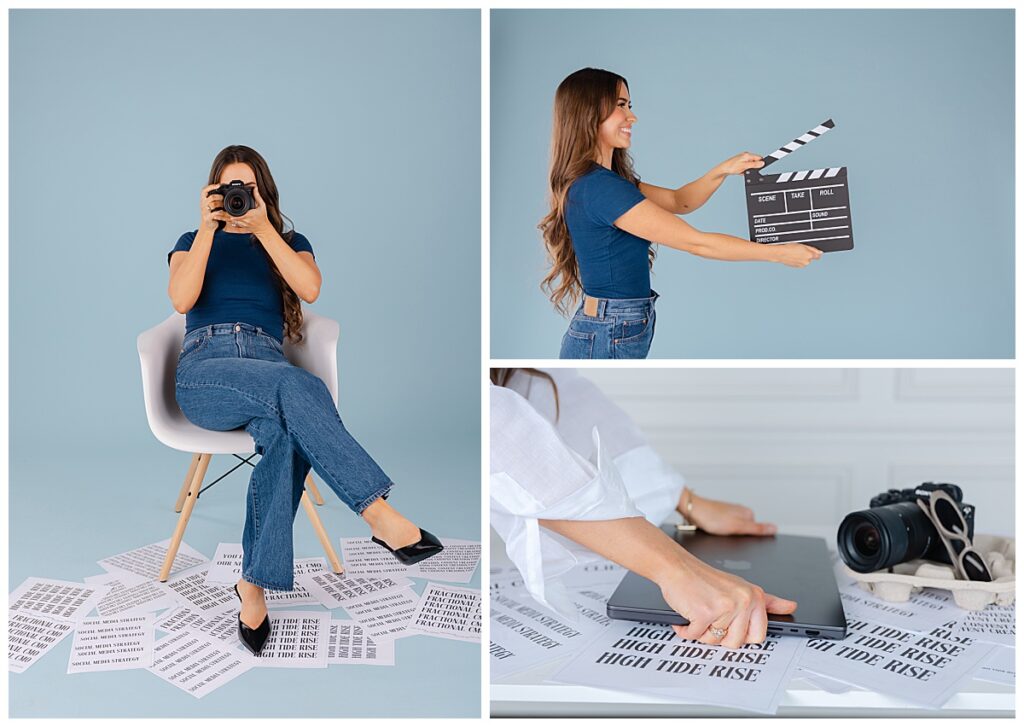 Shreveport brand photography session highlighting High Tide Rise environment and style.