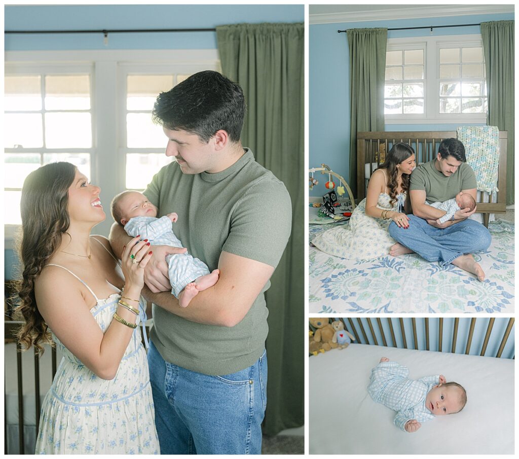 cozy in-home newborn photography Shreveport