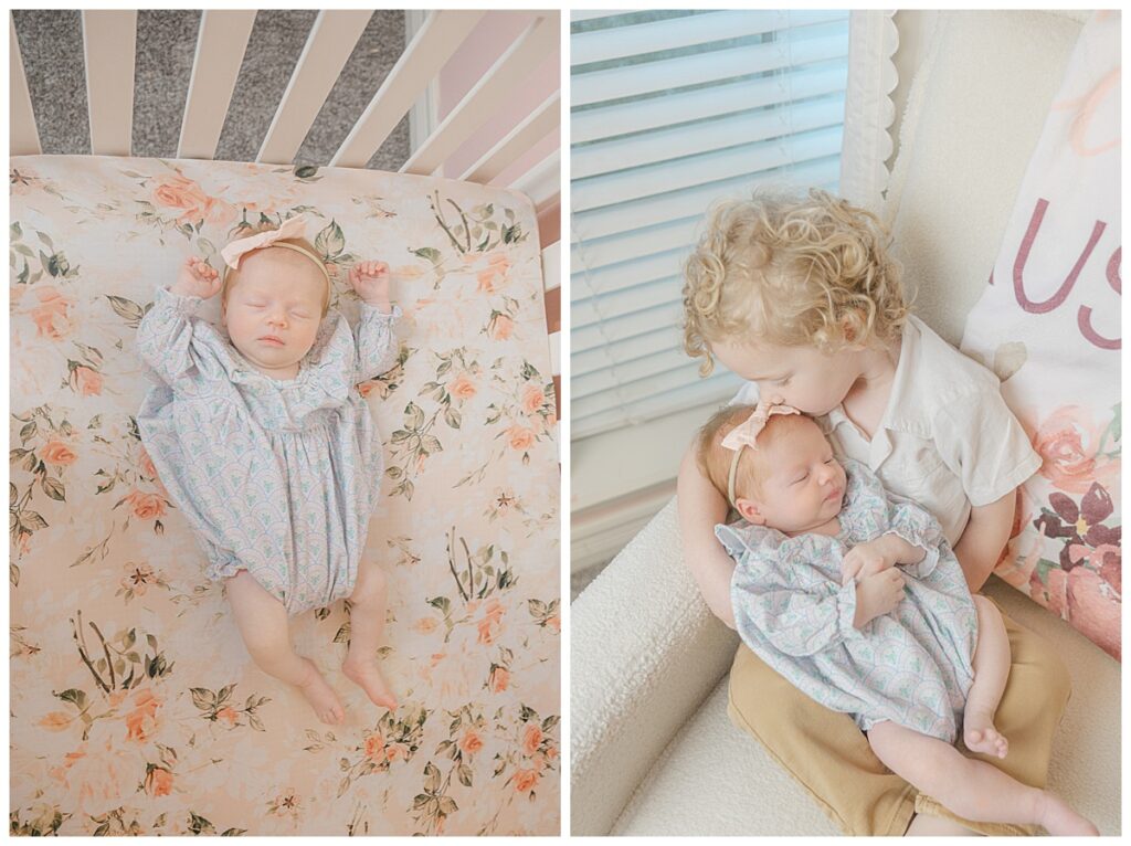 Shreveport newborn session in nursery